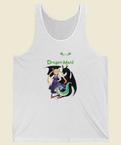 Maid Dragon Anime 80s Retro Tank Top