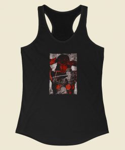 Marvel Elektra Double Exposed 80s Racerback Tank Top