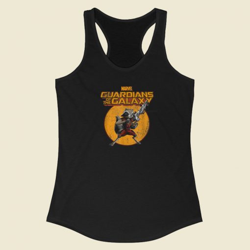 Marvel Rocket Guardians 80s Racerback Tank Top