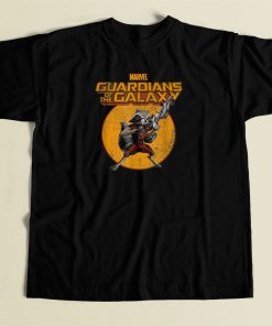 Marvel Rocket Guardians 80s Retro T Shirt Style