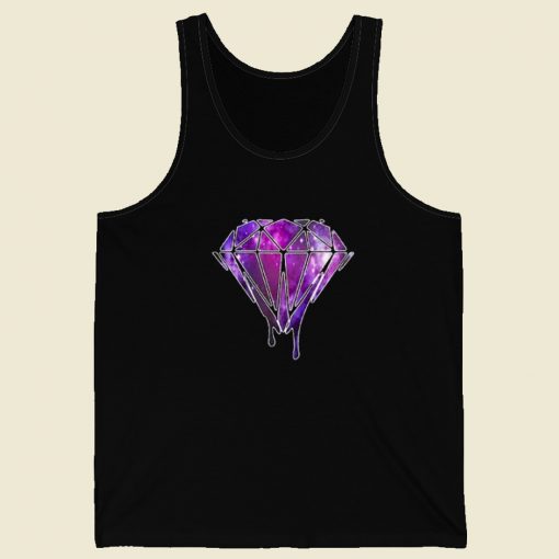 Melting Galaxy Diamond 80s Retro Tank Top