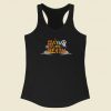 Mexican Day Of The Death 80s Racerback Tank Top