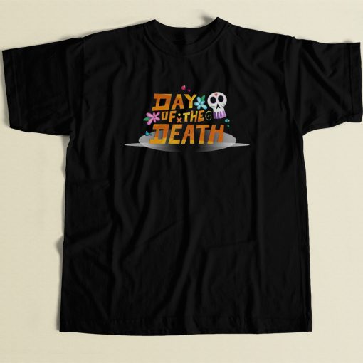 Mexican Day Of The Death 80s Retro T Shirt Style