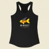 Mindset Is Everything Fish 80s Racerback Tank Top