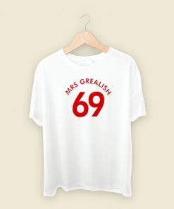 Mrs Grealish 69 Funny 80s Retro T Shirt Style