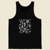 Mushroom Dark Academia 80s Retro Tank Top