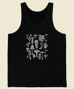 Mushroom Dark Academia 80s Retro Tank Top