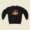 No Pineapple On Pizza 80s Sweatshirt Style