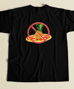 No Pineapple On Pizza 80s Retro T Shirt Style