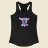 Number One Mom 80s Racerback Tank Top