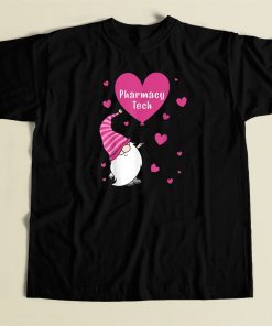 Pharmacy Tech Valentine 80s Retro T Shirt Style