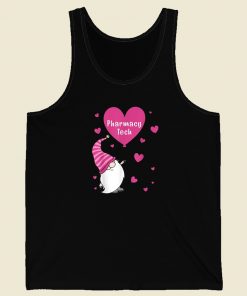 Pharmacy Tech Valentine 80s Retro Tank Top