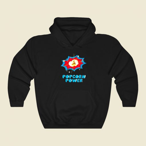 Popcorn Power Comic Hoodie Style