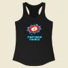 Popcorn Power Comic 80s Racerback Tank Top