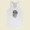 Pretty Day Dead With Flower 80s Racerback Tank Top