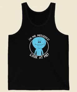 Rick And Morty Meeseeks 80s Retro Tank Top