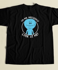 Rick And Morty Meeseeks 80s Retro T Shirt Style