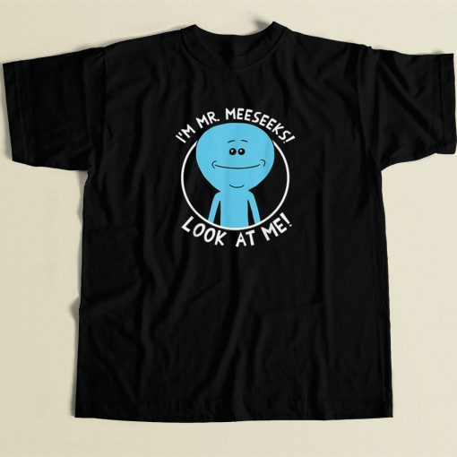 Rick And Morty Meeseeks 80s Retro T Shirt Style