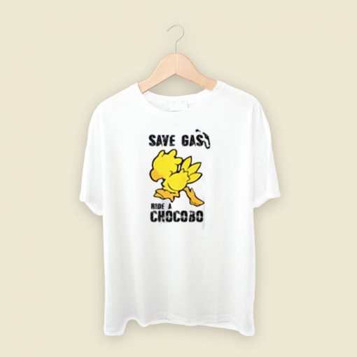 Ride a Chocobo Meme 80s Retro T Shirt Style