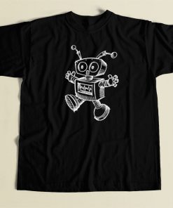 Robotics Retro Art 80s Retro T Shirt Style