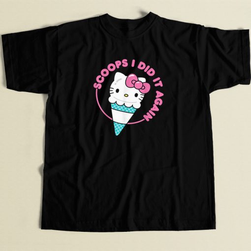 Scoops I Did It Again Graphic 80s Retro T Shirt Style