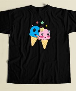 Sexy Kawaii Ice Cream 80s Retro T Shirt Style