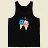 Sexy Kawaii Ice Cream 80s Retro Tank Top