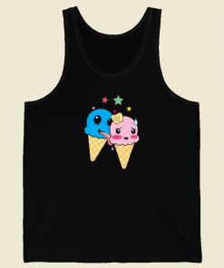 Sexy Kawaii Ice Cream 80s Retro Tank Top