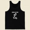 Show Us Your Kids Footprints 80s Retro Tank Top