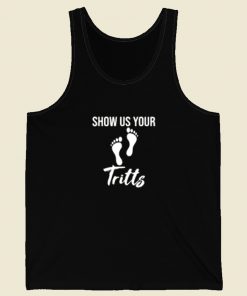 Show Us Your Kids Footprints 80s Retro Tank Top