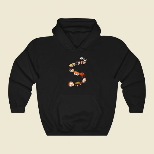 Sushi Train Japanese Hoodie Style