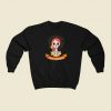 The Girl Skeleton Funny 80s Sweatshirt Style