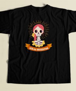 The Girl Skeleton Funny 80s Retro T Shirt Style