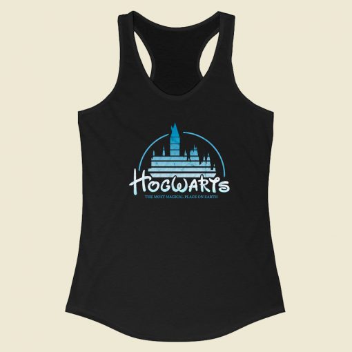 The Most Magical Place On Earth 80s Racerback Tank Top