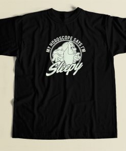 The Seven Dwarfs Sleepy 80s Retro T Shirt Style