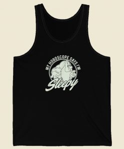 The Seven Dwarfs Sleepy 80s Retro Tank Top