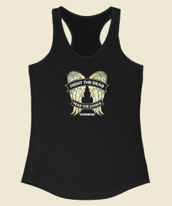 The Walking Dead Funny 80s Racerback Tank Top