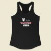 V Is For Valentine Vodka 80s Racerback Tank Top