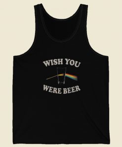 Wish You Were Beer 80s Retro Tank Top