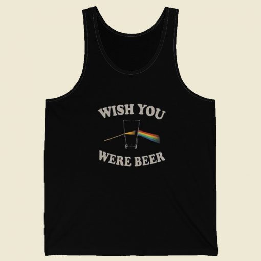 Wish You Were Beer 80s Retro Tank Top