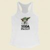 Yoda Best Doctor In The Galaxy 80s Racerback Tank Top