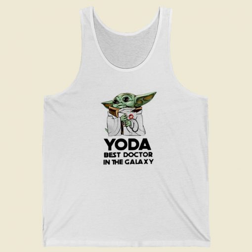 Yoda Best Doctor In The Galaxy 80s Retro Tank Top