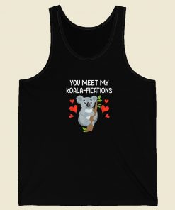 You Meet My Koalifications 80s Retro Tank Top