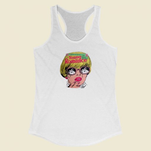 Young Romance Vintage 80s Racerback Tank Top