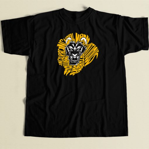 Zodiac Sign Leo 80s Retro T Shirt Style