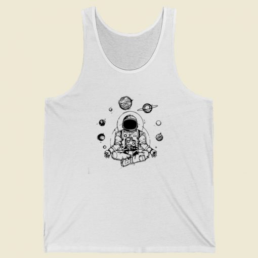 Astronaut Zen Yoga Spiritual Space 80s Tank Top