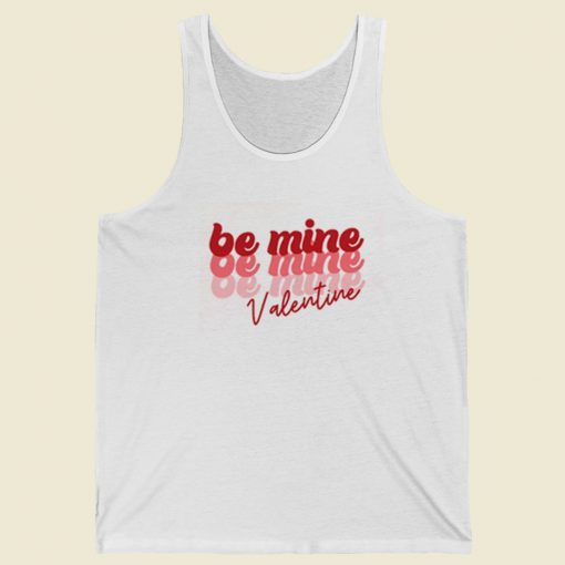 Be Mine Valentine 80s Tank Top