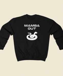 Black Mamba Out Relaxed 80s Sweatshirt Style