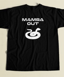 Black Mamba Out Relaxed 80s Retro T Shirt Style