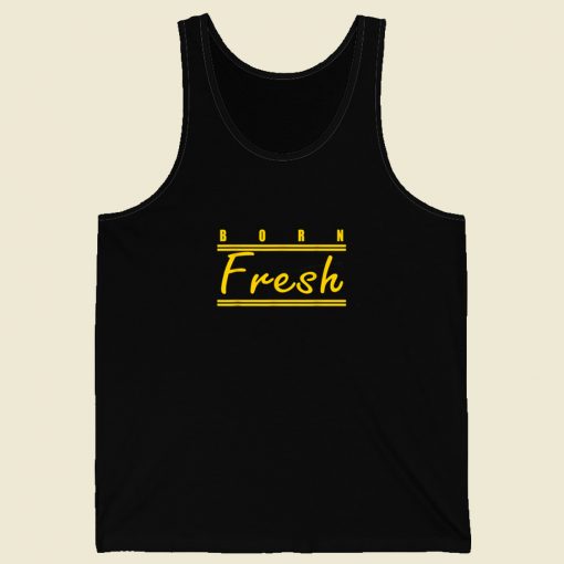 Born Fresh Gold Heads Basketball 80s Tank Top